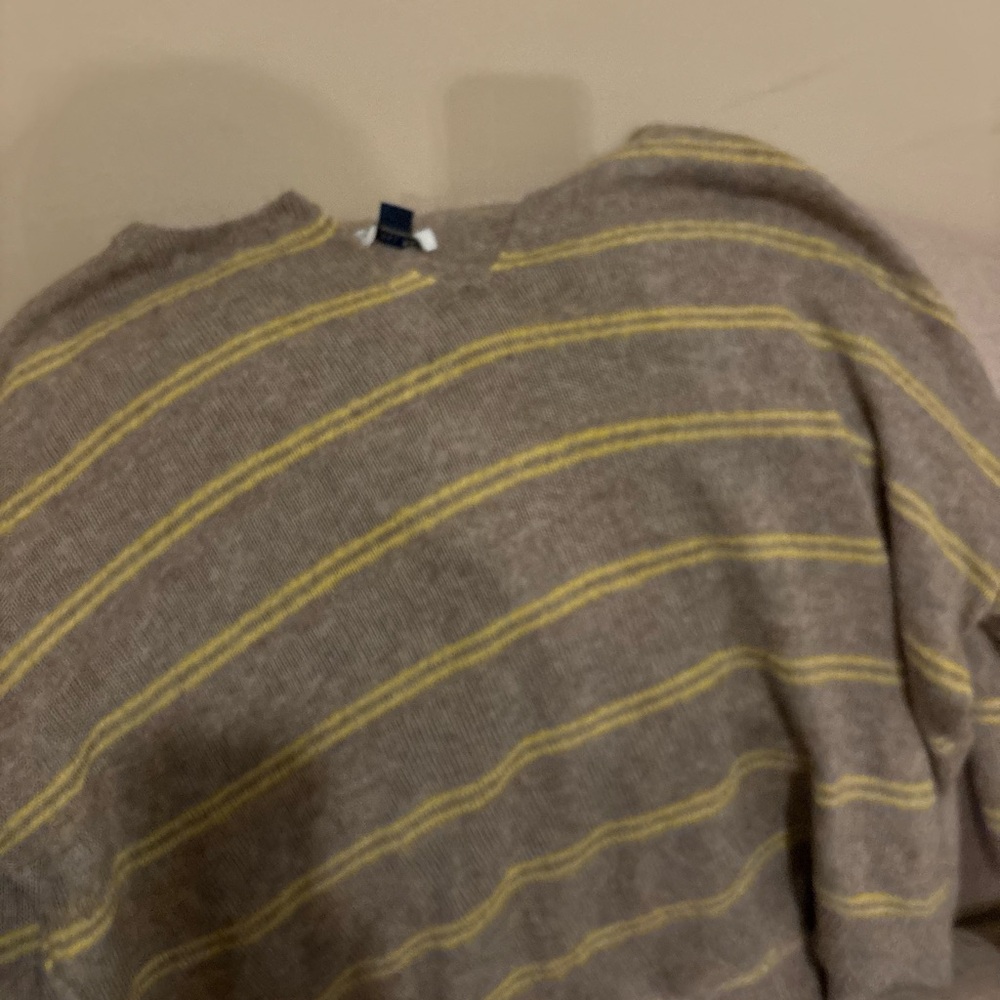 Woman’s brown Striped Sweater